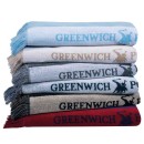 Greenwich Polo Πετσέτα Θαλάσσης 170x90cm 3724-29 Λευκό-Γαλάζιο