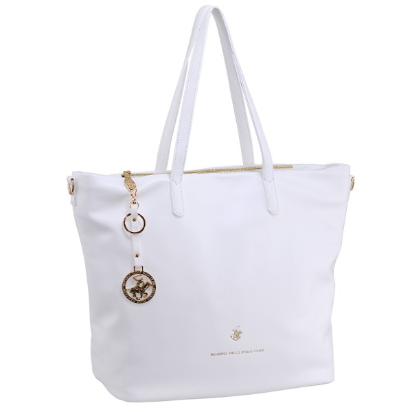 Beverly Hills Polo Γυναικεία Τσάντα Ώμου BH-3310 Λευκό