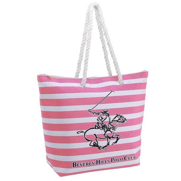 Beverly Hills Polo Τσάντα Θαλάσσης BH-3351 Ροζ