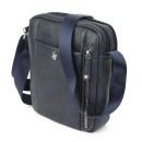 Beverly Hills Polo Ανδρική Τσάντα Χιαστί BH-8450 Μπλε