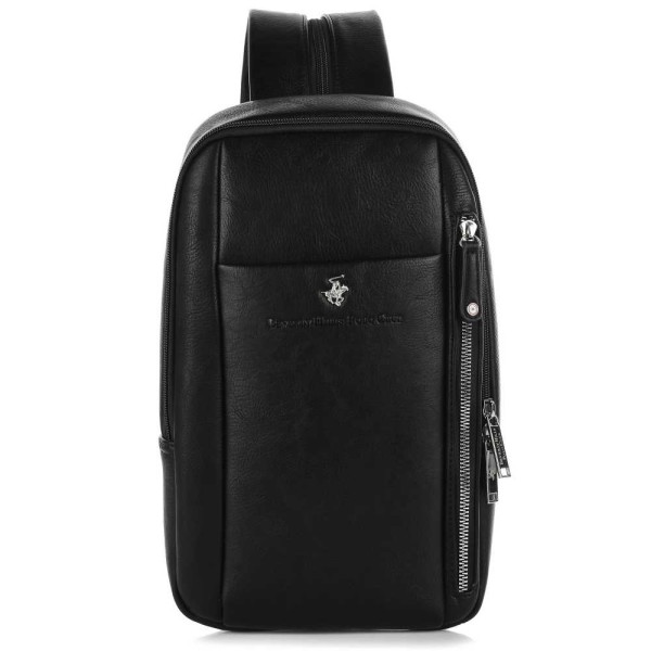 Beverly Hills Polo Πολυμορφική Τσάντα Πλάτης-Χιαστί BH-8452 Μαύρο