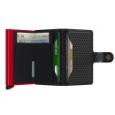 Secrid Πορτοφόλι Καρτών Miniwallet-Cubic Black-Red
