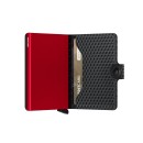 Secrid Πορτοφόλι Καρτών Miniwallet-Cubic Black-Red
