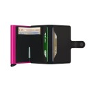 Secrid Πορτοφόλι Καρτών Miniwallet Matte Μαύρο-Φούξια