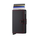 Secrid Πορτοφόλι Καρτών Miniwallet Perforated Black-Red