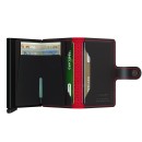 Secrid Πορτοφόλι Καρτών Miniwallet Perforated Black-Red