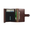 Secrid Πορτοφόλι Καρτών Premium Miniwallet Dusk Σκούρο Καφέ