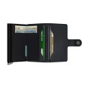 Secrid Πορτοφόλι Καρτών Premium Miniwallet Emboss Lines Μαύρο