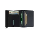 Secrid Πορτοφόλι Καρτών Premium Slimwallet Emboss Lines Μαύρο