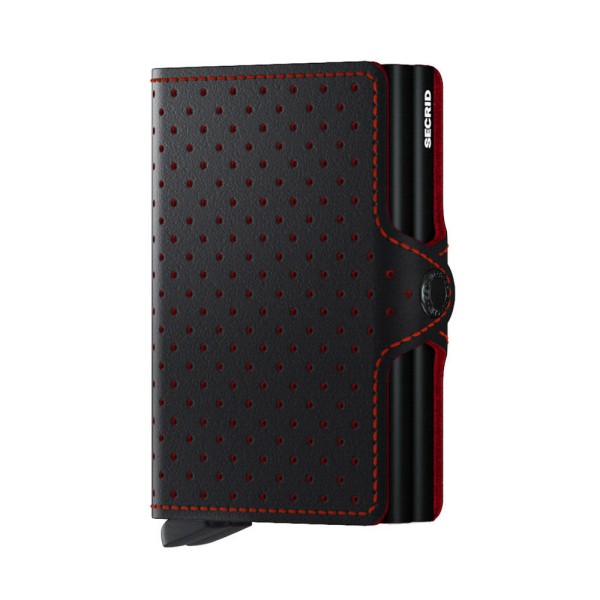 Secrid Πορτοφόλι Καρτών Twinwallet Perforated Black-Red