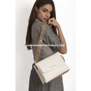 Valentino Γυναικεία Τσάντα Ώμου Alexia VBS5A803 Λευκό/Ταμπά